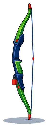 Arco barebow (ilustração)